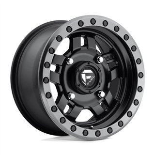 Fuel Off-Road | D557 ANZA 14x7.0 ET13 - MATTE BLACK GUN METAL RING
