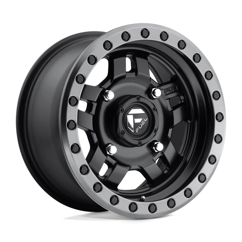 Fuel Off-Road | D557 ANZA 15x7.0 ET38 - MATTE BLACK GUN METAL RING