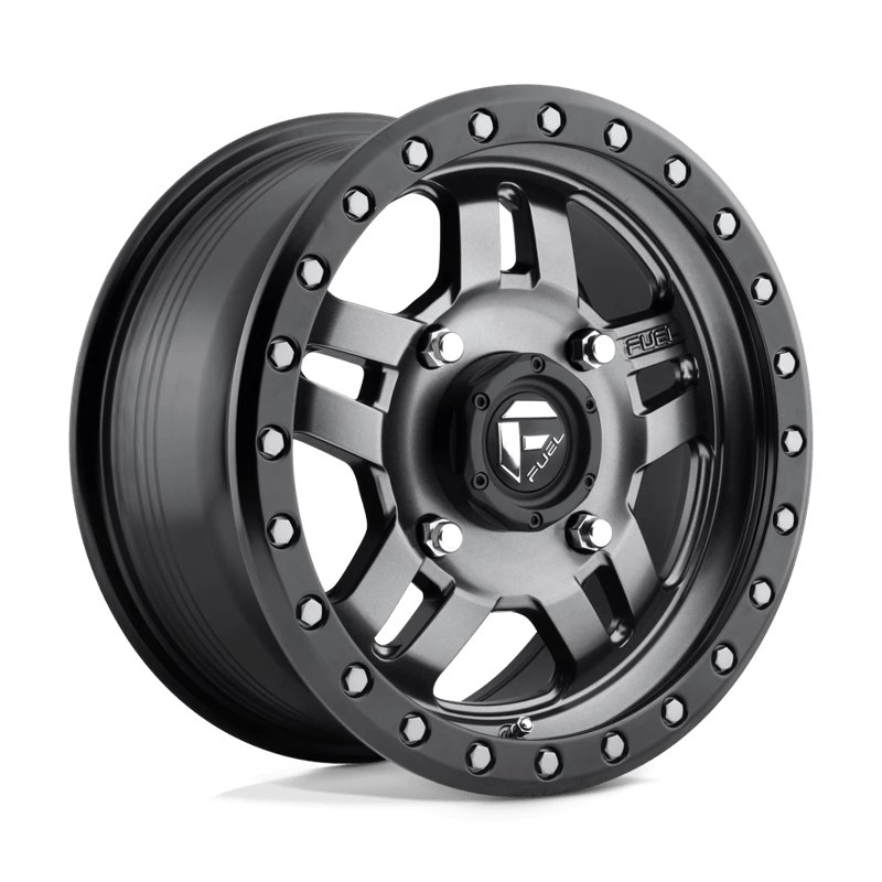 Fuel Off-Road | D558 ANZA 15x7.0 ET13 - MATTE GUN METAL BLACK BEAD RING