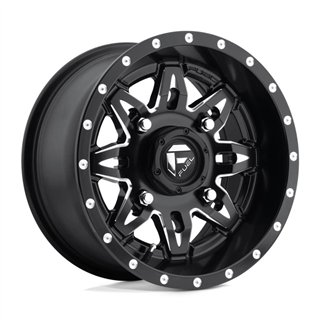 Fuel Off-Road | D567 LETHAL 14x7.0 ET13 - MATTE BLACK MILLED