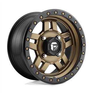 Fuel Off-Road | D583 ANZA UTV 14x7.0 ET13 - MATTE BRONZE BLACK BEAD RING