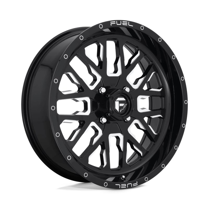 Fuel Off-Road | D611 STROKE 20x7.0 ET13 - GLOSS BLACK MILLED