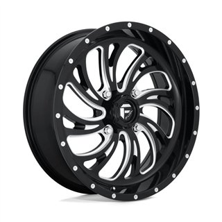 Fuel Off-Road | D641 KOMPRESSOR UTV 22x7.0 ET13 - GLOSS BLACK MILLED