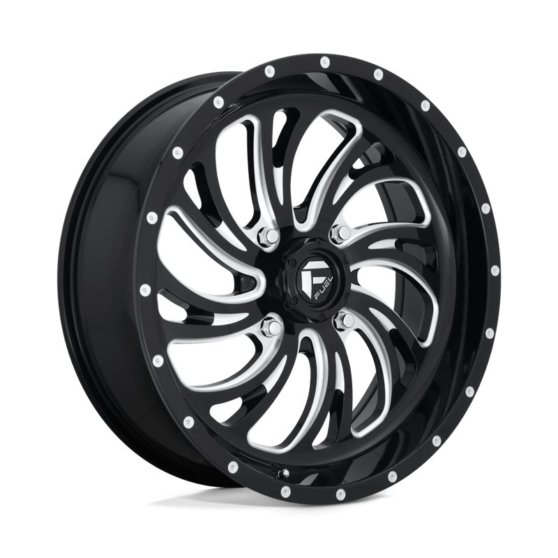 Fuel Off-Road | D641 KOMPRESSOR UTV 22x7.0 ET13 - GLOSS BLACK MILLED