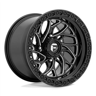 Fuel Off-Road | D741 RUNNER 15x10.0 ET0 - GLOSS BLACK MILLED