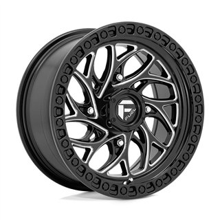 Fuel Off-Road | D741 RUNNER 15x7.0 ET10 - GLOSS BLACK MILLED