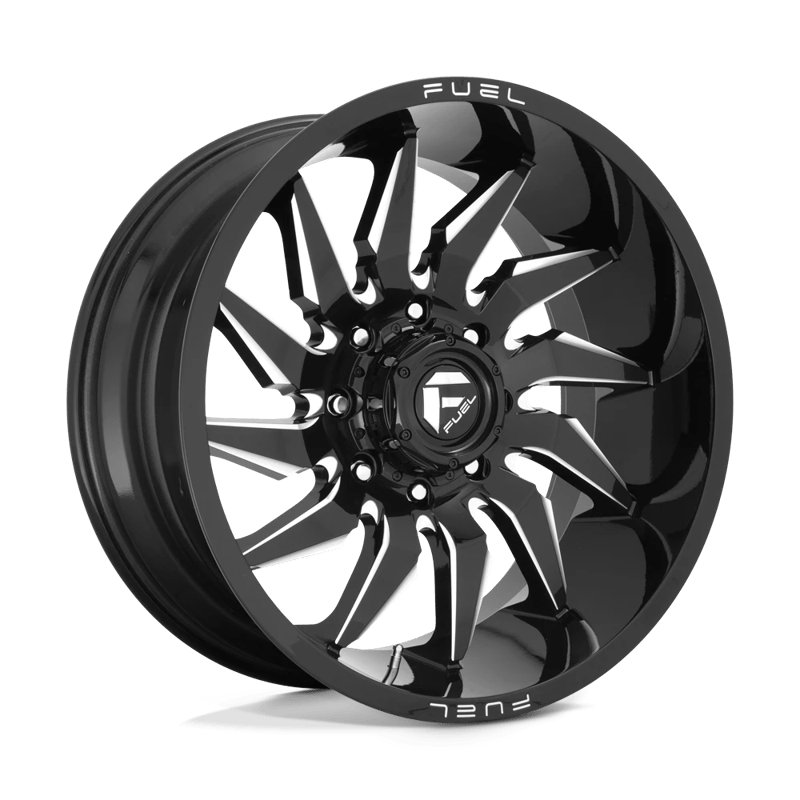 Fuel Off-Road | D744 SABER 22x10.0 ET-18 - GLOSS BLACK MILLED