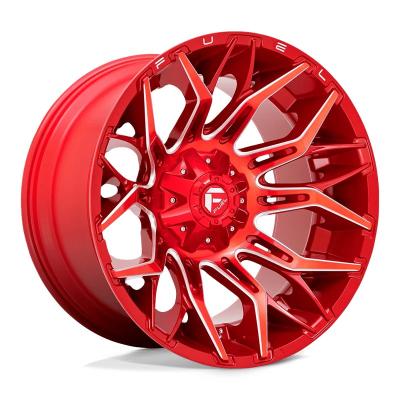Fuel Off-Road | D771 TWITCH 22x12.0 ET-44 - CANDY RED MILLED