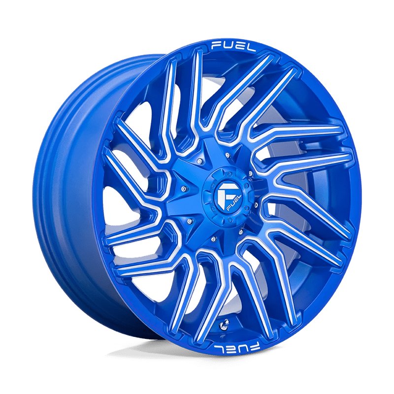 Fuel Off-Road | D774 TYPHOON 20x10.0 ET-18 - ANODIZED BLUE MILLED