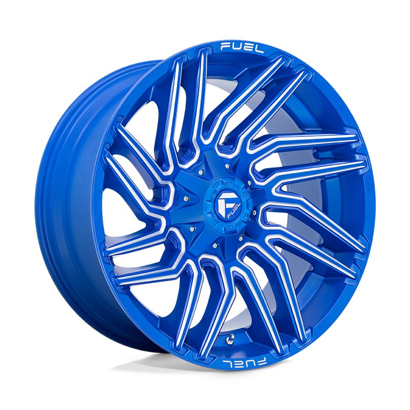 Fuel Off-Road | D774 TYPHOON 22x10.0 ET-18 - ANODIZED BLUE MILLED