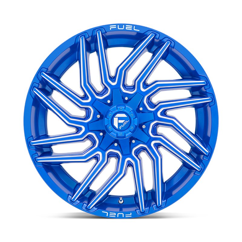 Fuel Off-Road | D774 TYPHOON 22x10.0 ET-18 - ANODIZED BLUE MILLED