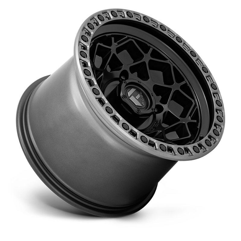 Fuel Off-Road | D783 UNIT UTV 15x10.0 ET0 - MATTE BLACK W/ GUNMETAL RING