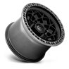 Fuel Off-Road | D783 UNIT UTV 15x10.0 ET0 - MATTE BLACK W/ GUNMETAL RING