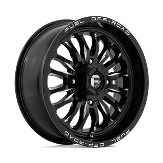Fuel Off-Road | D821 ARC UTV 20x7.0 ET13 - GLOSS BLACK MILLED