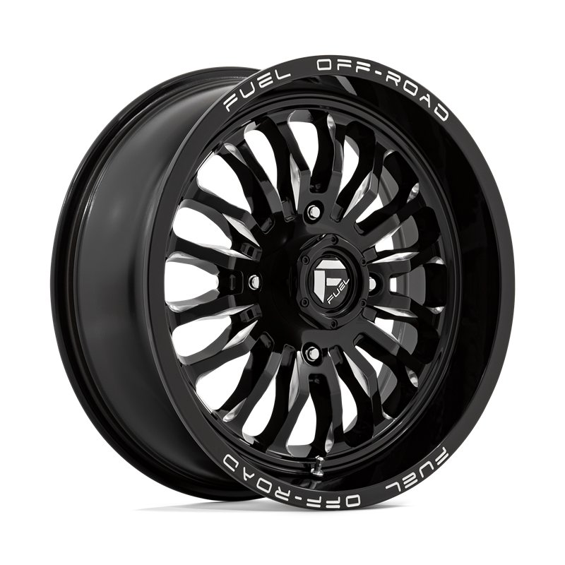 Fuel Off-Road | D821 ARC UTV 20x7.0 ET13 - GLOSS BLACK MILLED