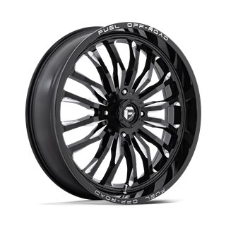 Fuel Off-Road | D821 ARC UTV 24x7.0 ET13 - GLOSS BLACK MILLED