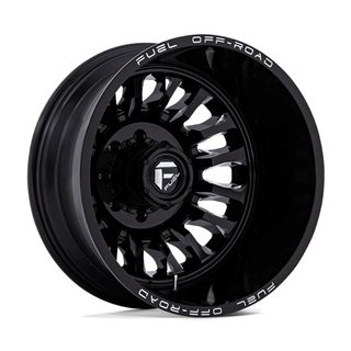 Fuel Off-Road | D868 ARC DUALLY 20x8.25 ET-227 - GLOSS BLACK MILLED