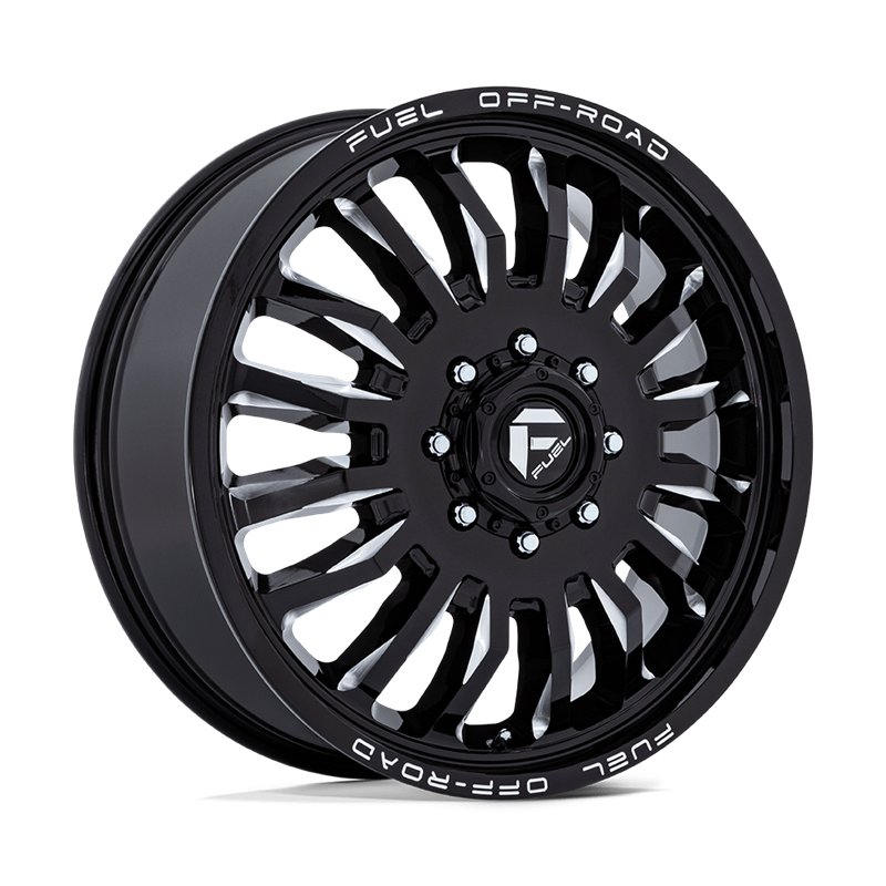 Fuel Off-Road | D868 ARC DUALLY 20x8.25 ET-246 - GLOSS BLACK MILLED