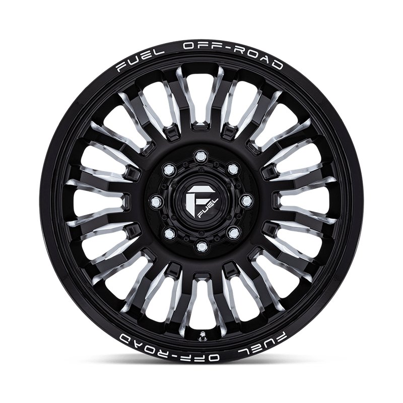 Fuel Off-Road | D868 ARC DUALLY 20x8.25 ET-246 - GLOSS BLACK MILLED