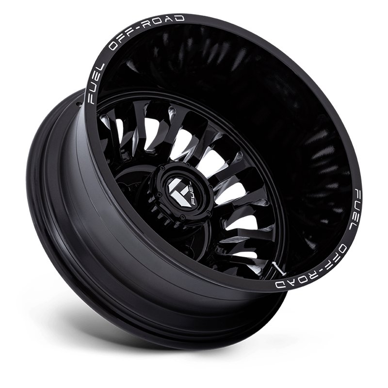 Fuel Off-Road | D868 ARC DUALLY 20x8.25 ET-227 - GLOSS BLACK MILLED