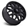 Fuel Off-Road | D875 FLUX DUALLY 20x8.25 ET104 - GLOSS BLACK BRUSH-FC GRAY TINT