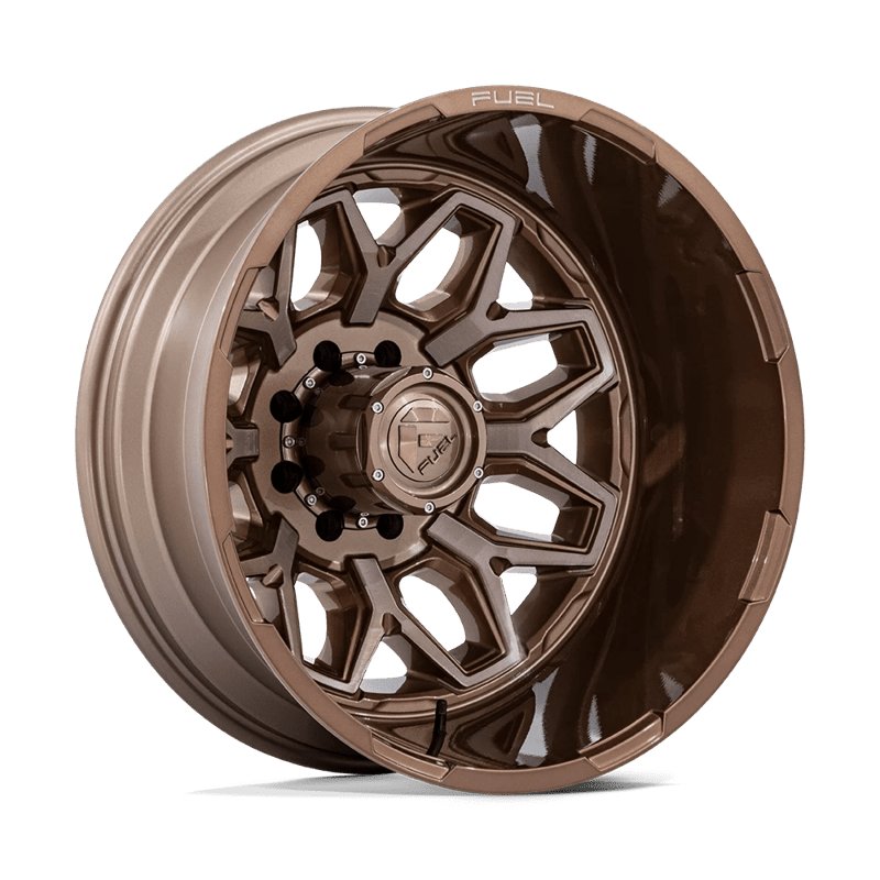 Fuel Off-Road | D876 FLUX DUALLY 20x8.25 ET-240 - PLATINUM BRONZE