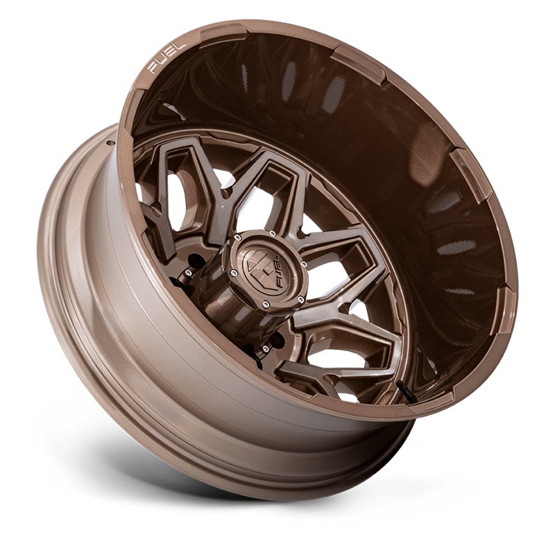 Fuel Off-Road | D876 FLUX DUALLY 22x8.25 ET-246 - PLATINUM BRONZE