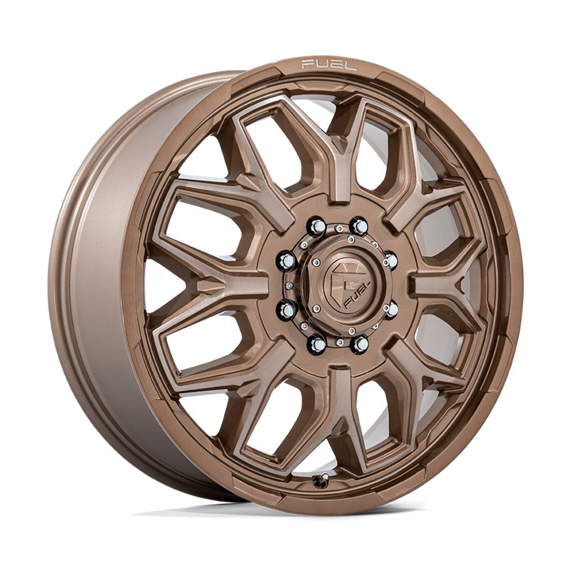 Fuel Off-Road | D876 FLUX DUALLY 22x8.25 ET104 - PLATINUM BRONZE