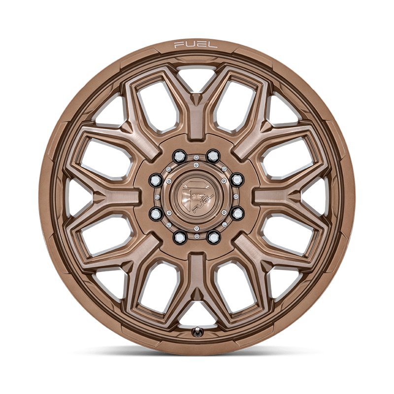 Fuel Off-Road | D876 FLUX DUALLY 22x8.25 ET104 - PLATINUM BRONZE