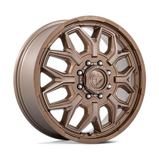 Fuel Off-Road | D876 FLUX DUALLY 22x8.25 ET104 - PLATINUM BRONZE