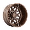 Fuel Off-Road | D876 FLUX DUALLY 22x8.25 ET-227 - PLATINUM BRONZE