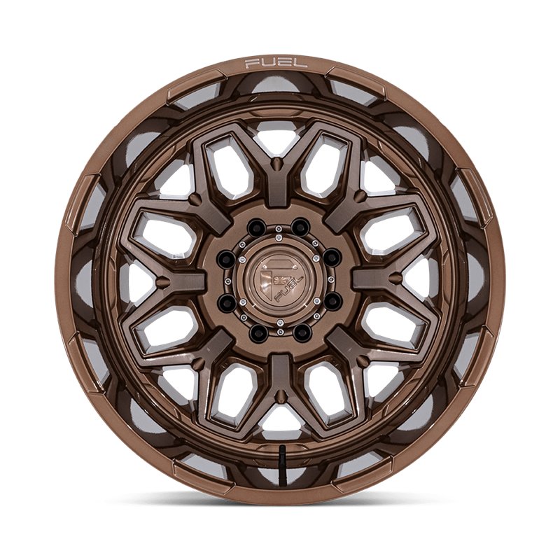 Fuel Off-Road | D876 FLUX DUALLY 22x8.25 ET-227 - PLATINUM BRONZE