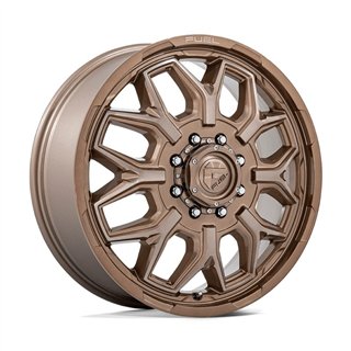 Fuel Off-Road | D876 FLUX DUALLY 22x8.25 ET104 - PLATINUM BRONZE