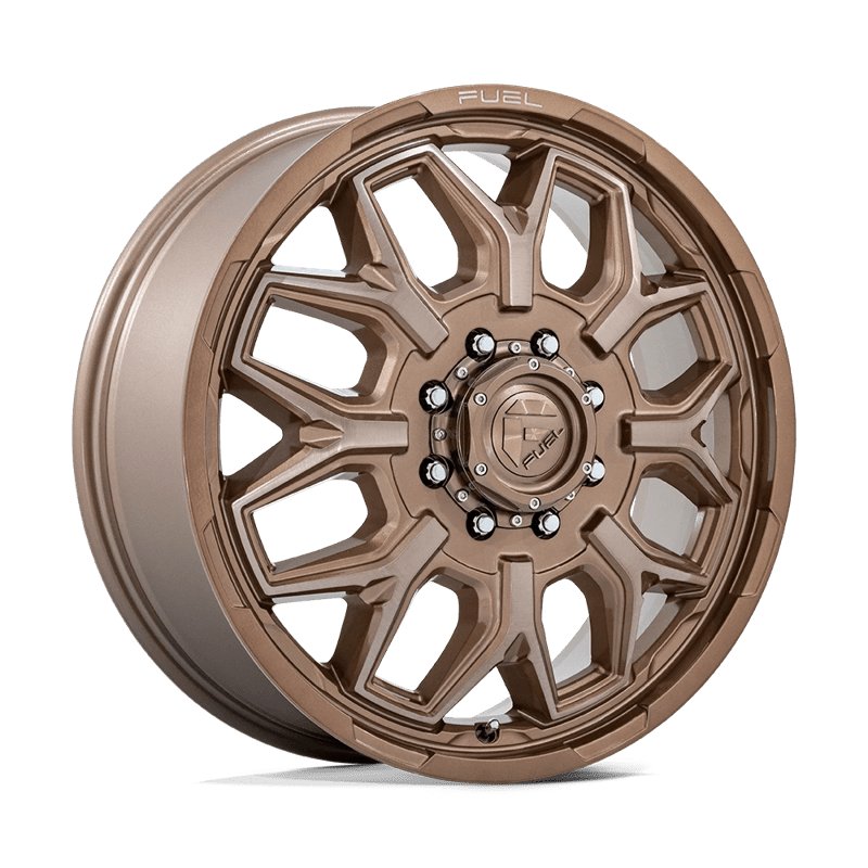 Fuel Off-Road | D876 FLUX DUALLY 22x8.25 ET104 - PLATINUM BRONZE