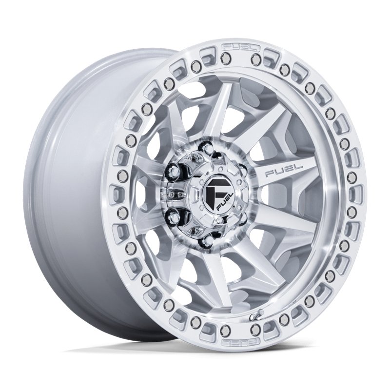 Fuel Off-Road | D883 COVERT 20x10.0 ET-18 - SILVER W/ MACHINED FACE