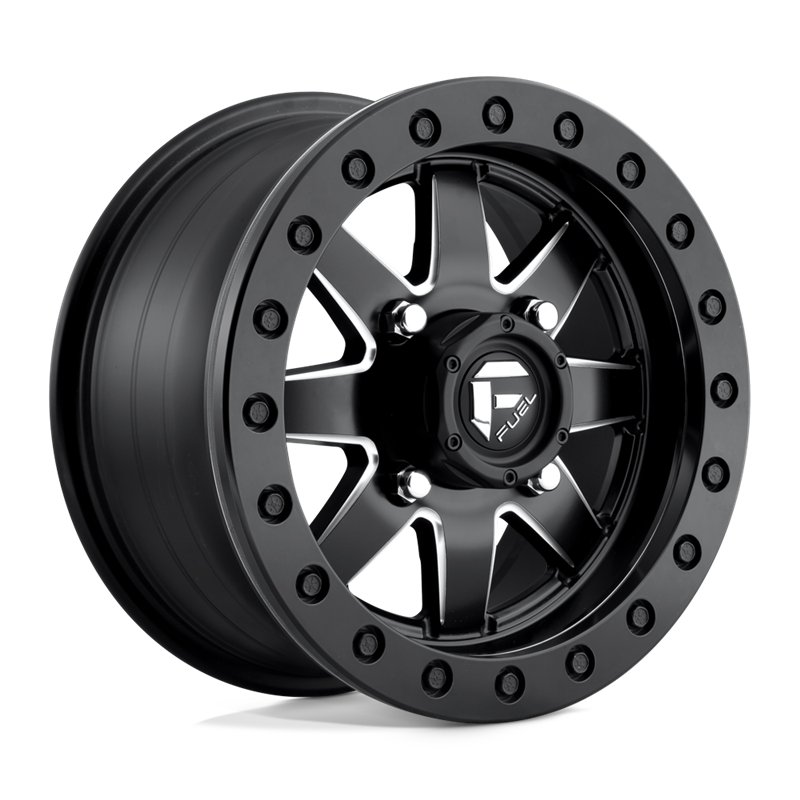 Fuel Off-Road | D938 MAVERICK BEADLOCK 15x7.0 ET13 - MATTE BLACK MILLED