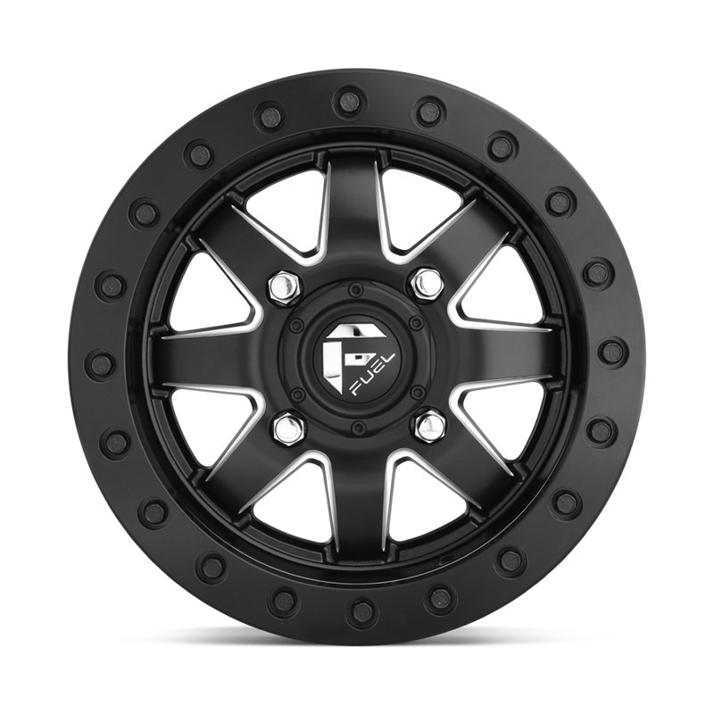 Fuel Off-Road | D938 MAVERICK BEADLOCK 15x7.0 ET13 - MATTE BLACK MILLED