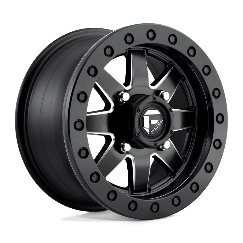 Fuel Off-Road | D938 MAVERICK BEADLOCK 15x7.0 ET38 - MATTE BLACK MILLED