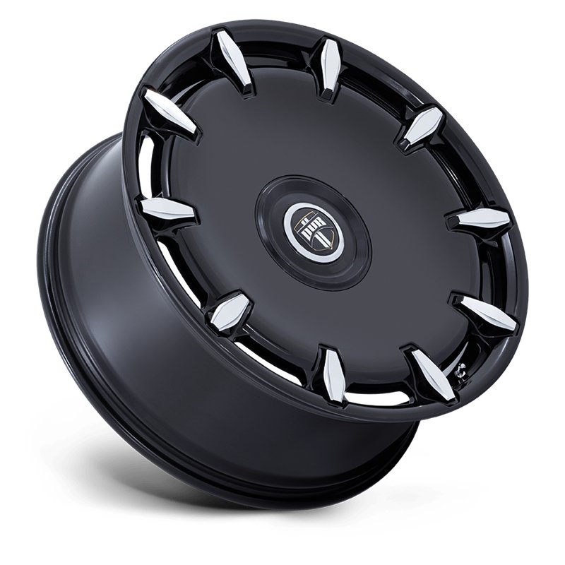 DUB Wheels | DC271 CHEEF 24x9.0 ET15 - GLOSS BLACK MILLED