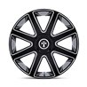 DUB Wheels | DC273 PULL 24x9.0 ET15 - GLOSS BLACK MILLED