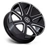 DUB Wheels | DC273 PULL 24x9.0 ET38 - GLOSS BLACK MILLED