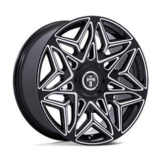DUB Wheels | DC274 ANOMALY 22x9.0 ET15 - GLOSS BLACK MILLED