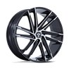 DUB Wheels | DC275 BLAZE 24x10.0 ET25 - GLOSS BLACK W/ MACHINED FACE