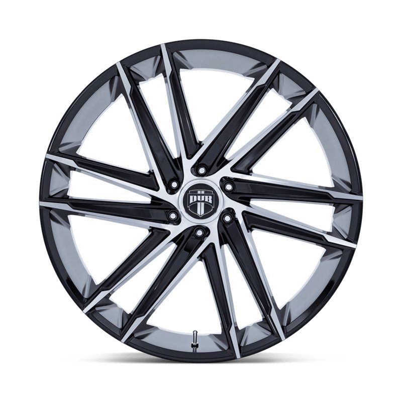 DUB Wheels | DC275 BLAZE 26x10.0 ET25 - GLOSS BLACK W/ MACHINED FACE
