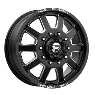 Fuel Off-Road | FF09 24x8.25 ET-240 - MATTE BLACK MILLED