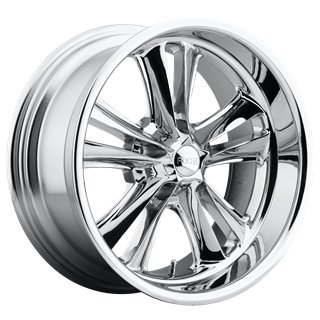 Foose Wheels | F097 KNUCKLE 17x7.0 ET1 - CHROME PLATED