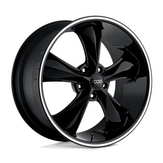 Foose Wheels | F104 LEGEND 20x10.0 ET0 - GLOSS BLACK MILLED