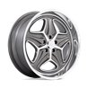 Foose Wheels | F172 MERLOT 22x9.0 ET15 - ANTHRACITE MACHINED