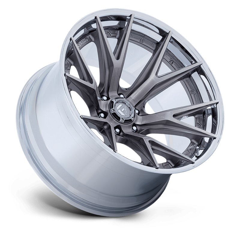 Fuel Off-Road | FC402 CATALYST 18x9.0 ET1 - PLATINUM W/ CHROME LIP