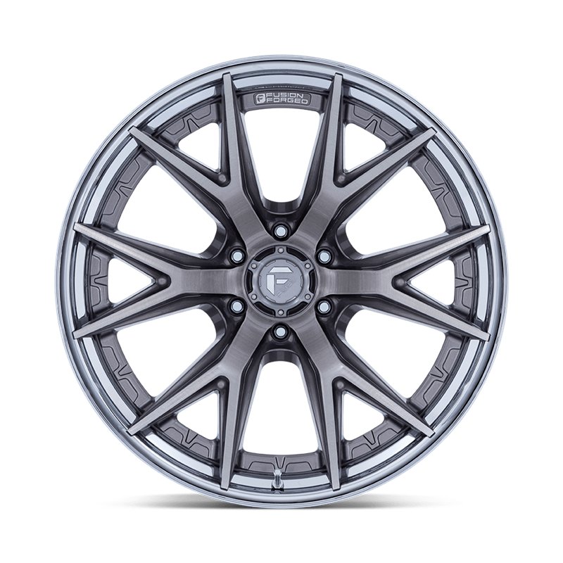 Fuel Off-Road | FC402 CATALYST 18x9.0 ET1 - PLATINUM W/ CHROME LIP